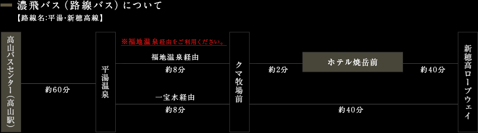 濃飛バス（路線バス）について